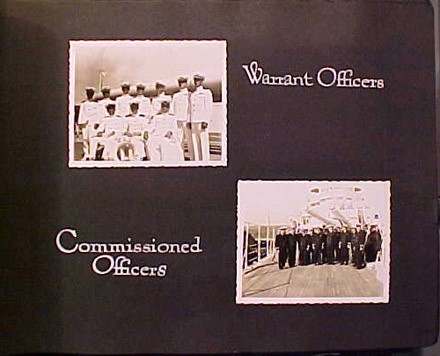 (Left) Warrant Officers, (Right) Commissioned Officers
