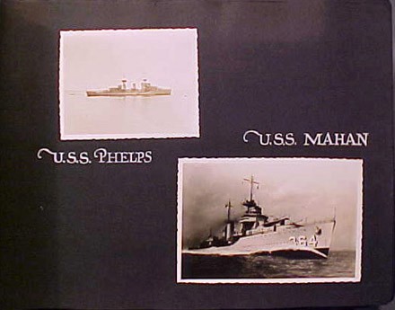 (Left) USS Phelps, (Right) USS Mahan