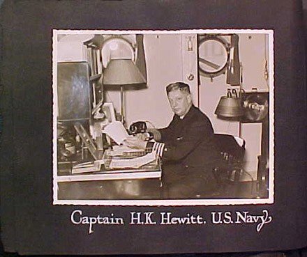 Captain H.K. Hewitt. U.S. Navy