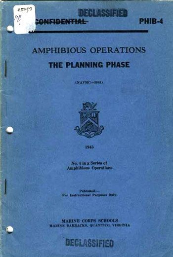 Image of cover: Amphibious Operations - The Planning Phase