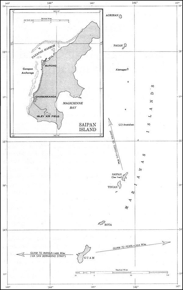 Image of Map: Marianas Islands.