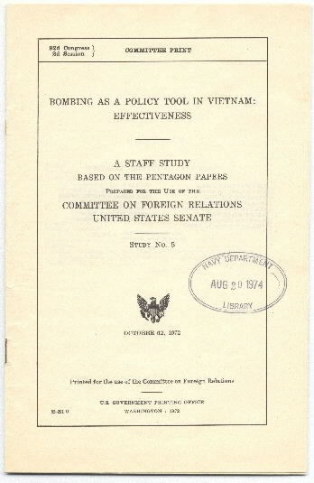 Image of Bombing As a Policy Tool in Vietnam cover