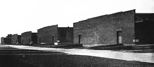 Windowless, Concrete-block, General Storehouses, NSD Mechanicsburg.