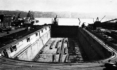 Dry Dock No. 4, Puget Sound Navy Yard.