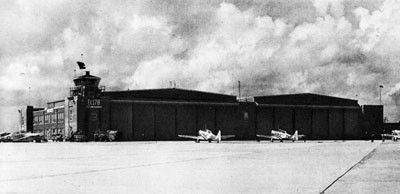 Double Hangars at Whitney Field, Pensacola. 
