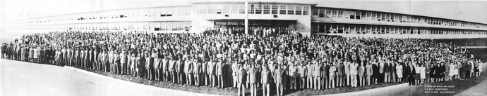 Personnel of the Bureau of Yards and Docks, September 1945. 