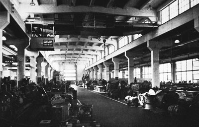 Interior of Electrical Ship, Terminal Island (Calif.) Naval Drydocks. 