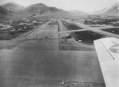 General View of the Naval Air Station at Attu.