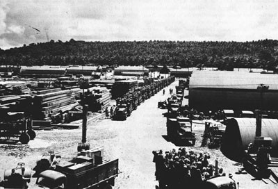 36th Seabees Enroute to Bougainville.