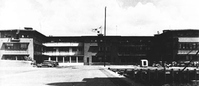 Administration Building at Pearl Harbor Naval Air Station. 