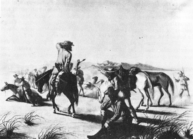 Image of Edward F. Beale's Camel Expedition, 1856