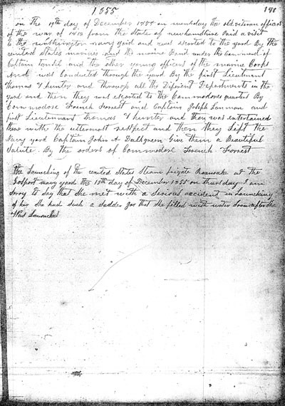 Page 141 of the Michael Shiner Diary