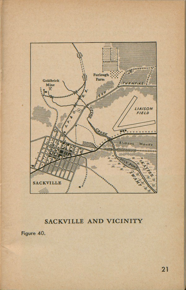 Figure 40: Map of Sackville and Vicinity.