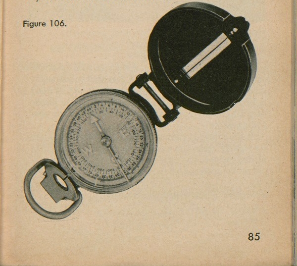 Figure 106: A lensatic compass.