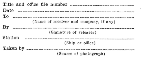 United States Navy Photograph Record, text below image.