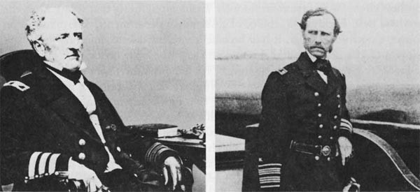 Captain Franklin Buchanan, USN -- Rear Admiral John A. Dahlgren, USN