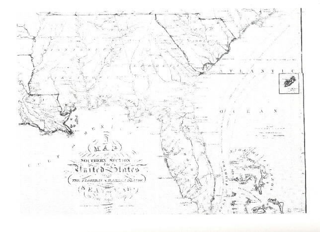 Image of "A Map of the Southern Section of the United States..."