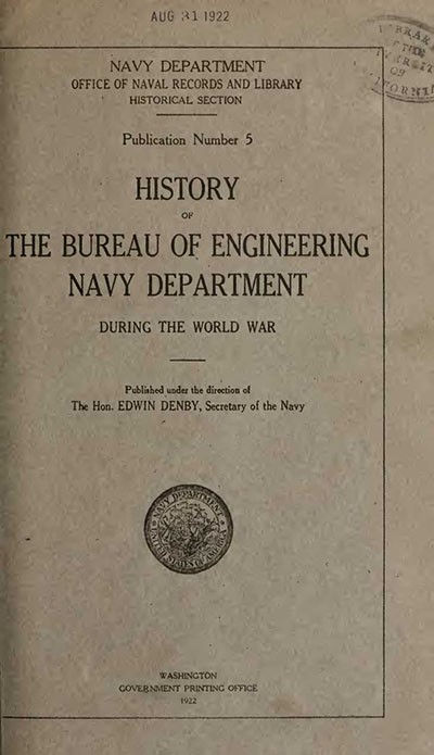 Cover image - History of the Bureau of Engineering