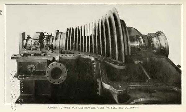 CURTIS TURBINE FOR DESTROYERS, GENERAL ELECTRIC COMPANY.