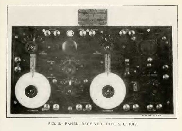 FIG. 5.--PANEL, RECEIVER, TYPE S. E. 1012.