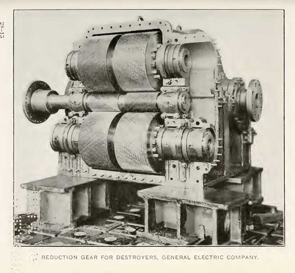 REDUCTION GEAR FOR DESTROYERS, GENERAL ELECTRIC COMPANY.
