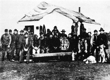 Portion of survivors at Point Barrow.