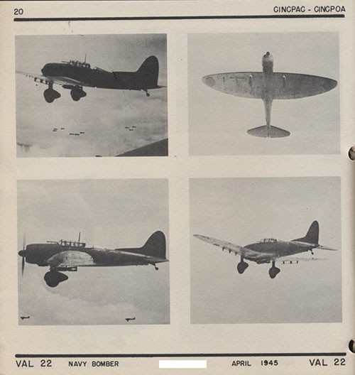 Four images of VAL 22 Navy Bomber.