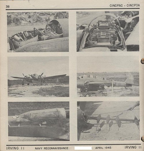 Six images of IRVING 11 Navy Reconnaissance.