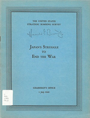 Cover image - "Japan's Struggle to End the War"