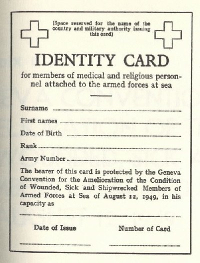 Image of front side of ID card.