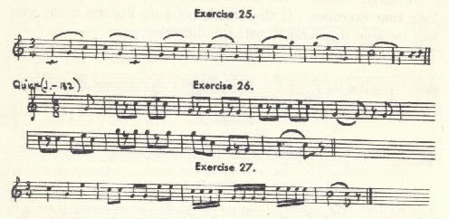 Image of Exercises 25, 26, and 27.