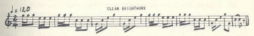 Image of musical score for Clean bright work.