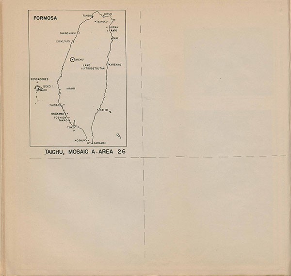Map: Taichu, Mosaic A - Area 26.