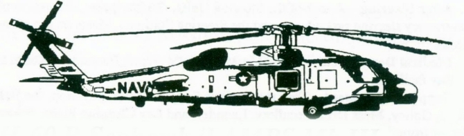 Picture of SH-60B Seahawk Helicopter.