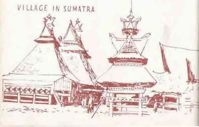 Illustration of temples.
