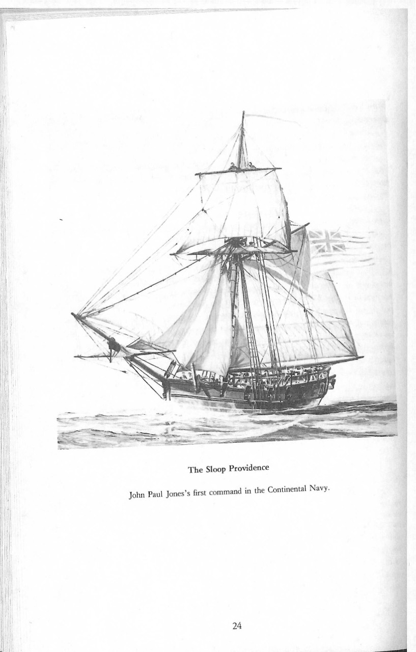 The Sloop Providence; John Paul Jones's first command in the Continental Navy. 