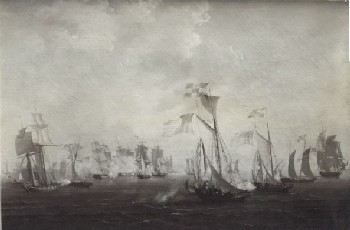 "Battle of Lake Erie," 10 September 1813. NHHC Photographic Section #902830