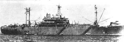 USS Blueridge, Force Flagship December 43 to June 45.