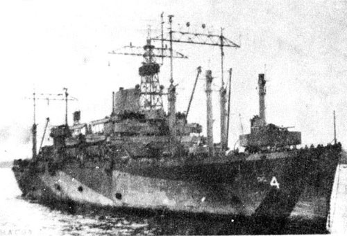 USS Ancon June 45 to Sept. 45.
