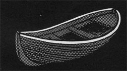 Drawing of a boat with the gunwale section highlighted.