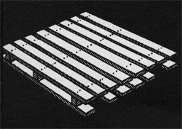 Drawing of a wooden pallet.