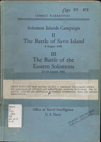 Cover of Solomon Islands Campaign II & III.