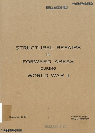 "Structural Repairs in Forward Areas During WWII" cover image.