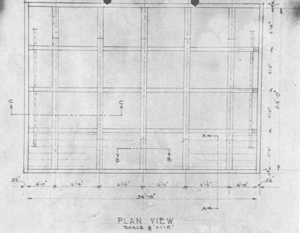 Photo 38: WADLEIGH (DD 689) Plan view of caisson.
