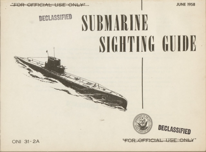 Submarine Sighting Guide Cover