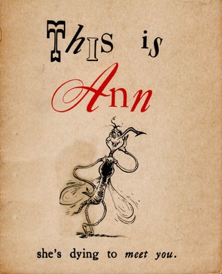 Caricature of Ann the misquito on Cover