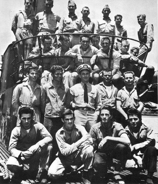 Commander R.H. O'Kane, USN, and 22 Aviators Rescued by USS Tang