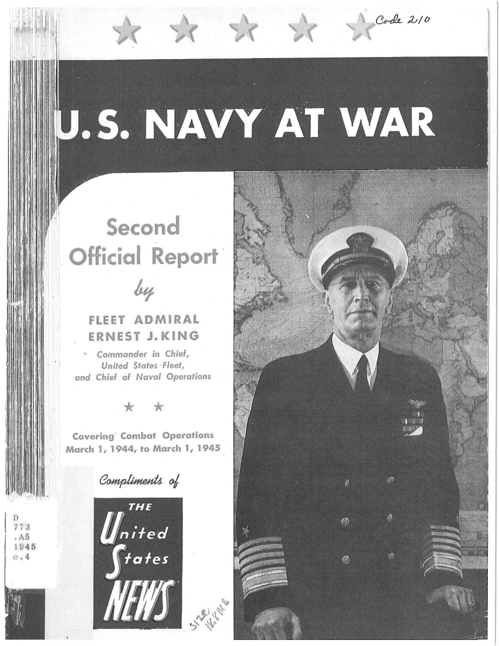 U.S. Navy at War, Second Official Report