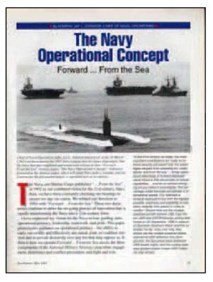 Image - Cover: The Navy Operational Concept