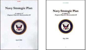 Image - Cover: Navy Strategic Plans (April & May 2006)